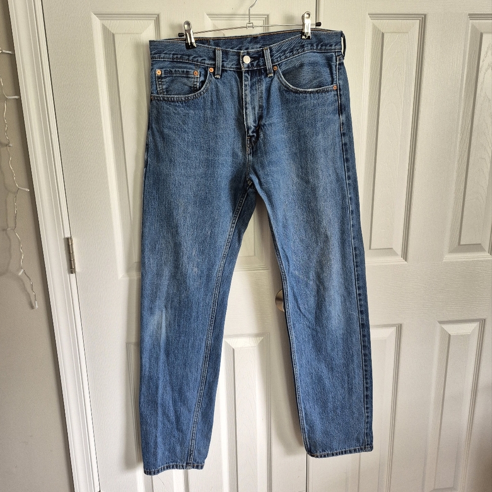 Levi's Blue Straight-Leg  505 Jeans